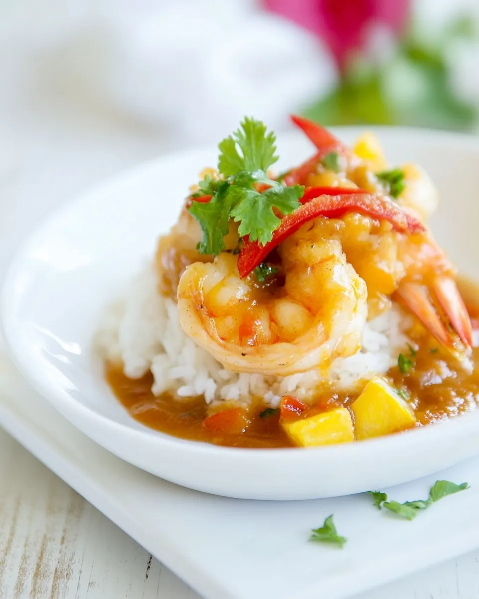 Quick Shrimp with Coconut Sauce (Camarones con Coco) image