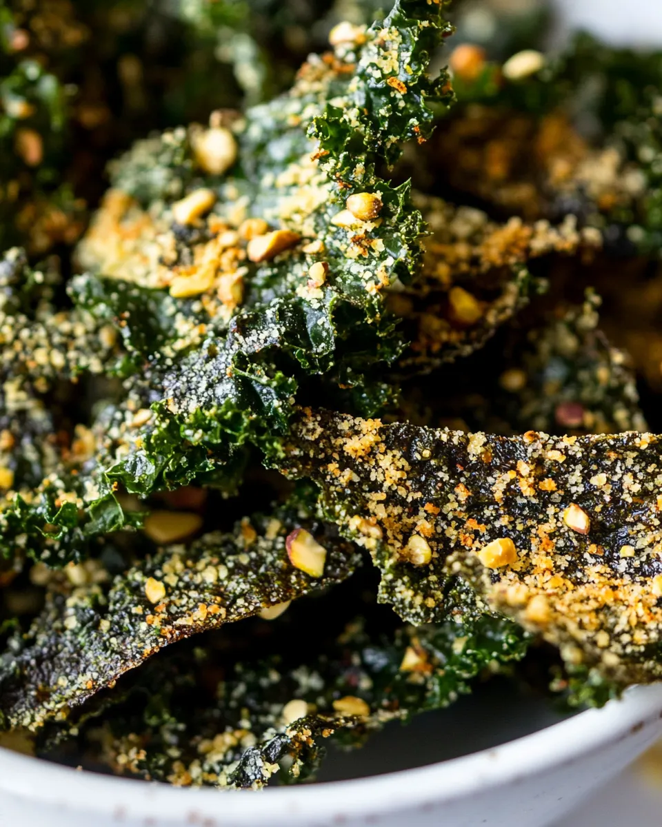 Amazing Side Dish Sundays: Parmesan Pistachio Kale Chips. image