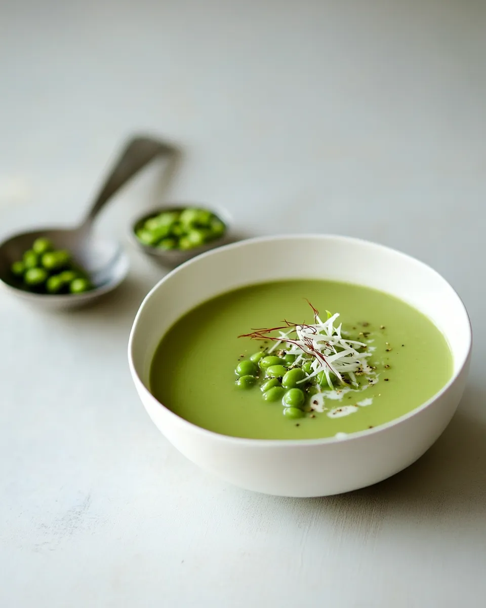 Easy Silky Edamame Soup recipe photo
