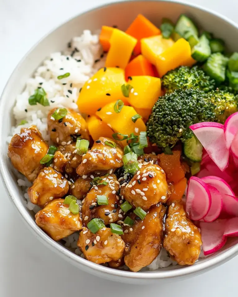 Homemade Simple Teriyaki Bowl with Chicken photo