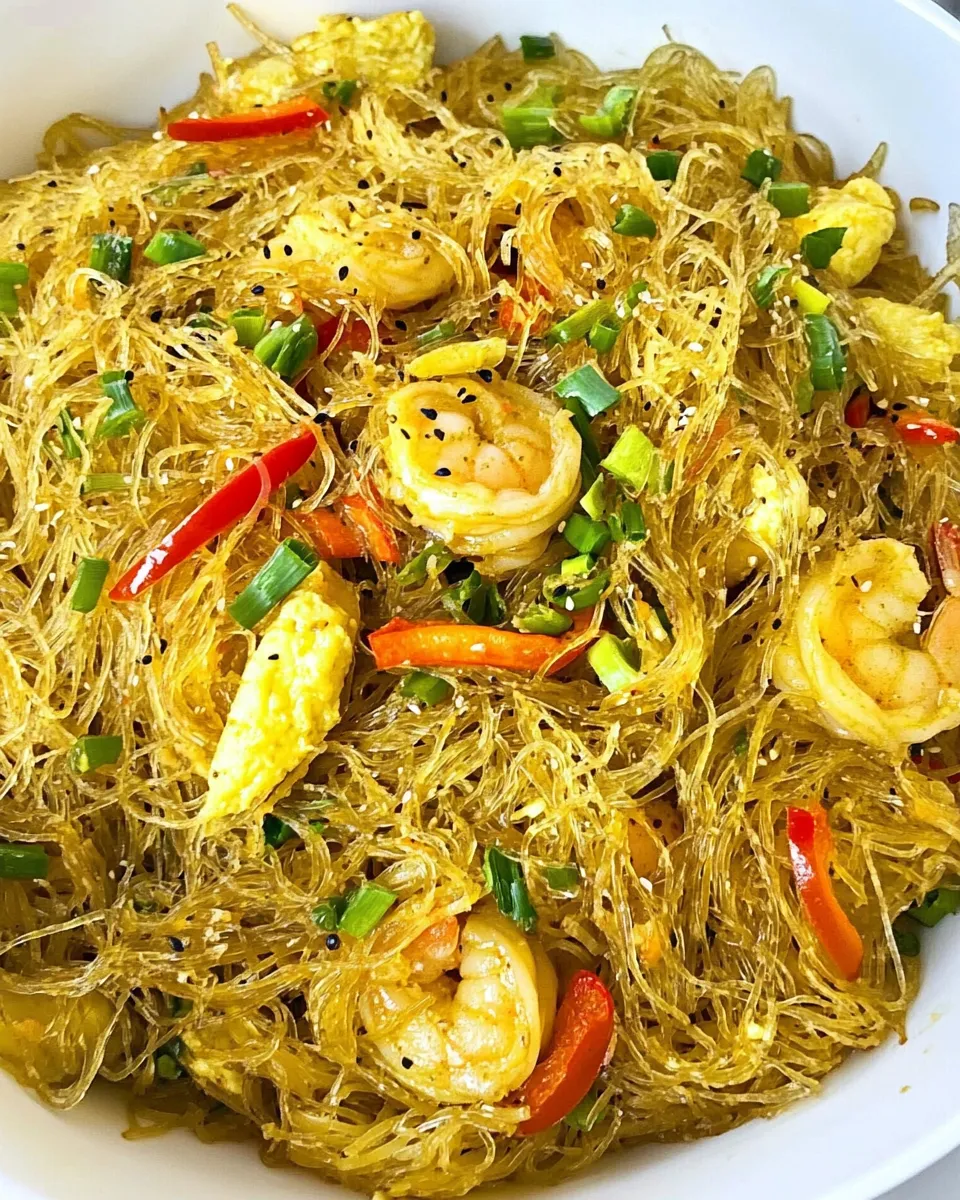 Easy Singapore Noodles recipe photo