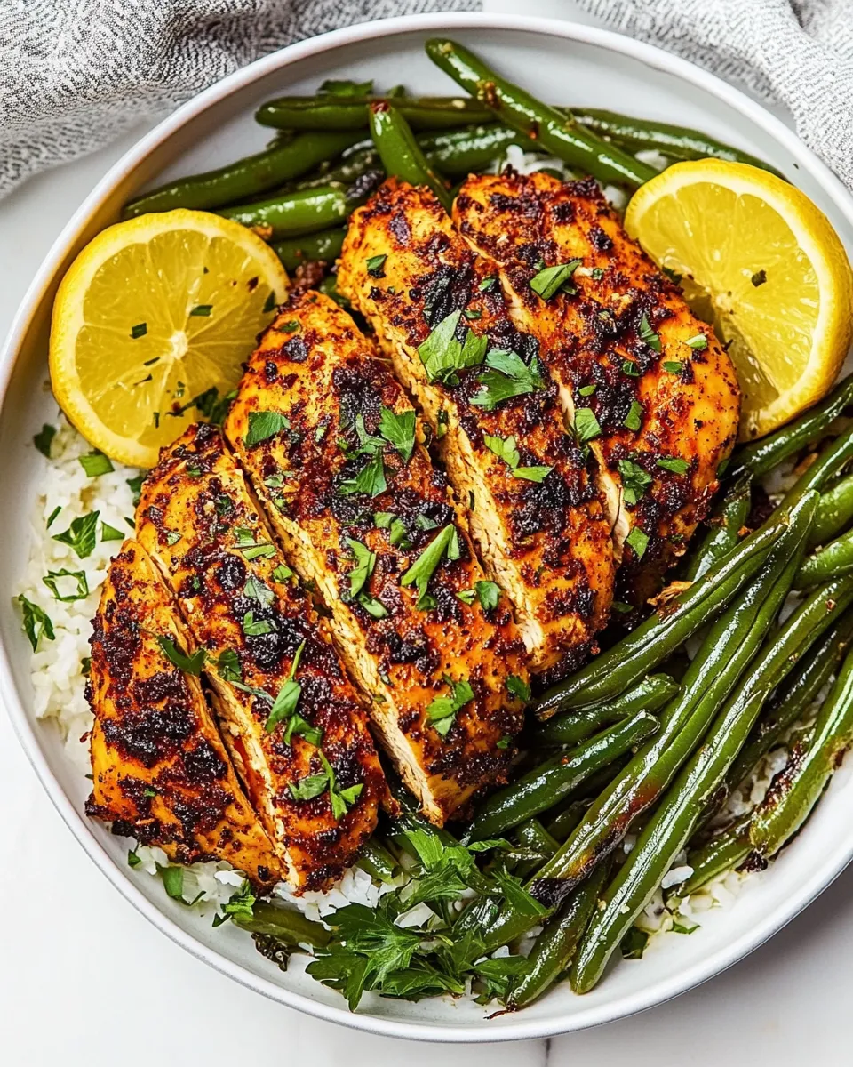 Delicious Skillet Chicken and Green Beans image