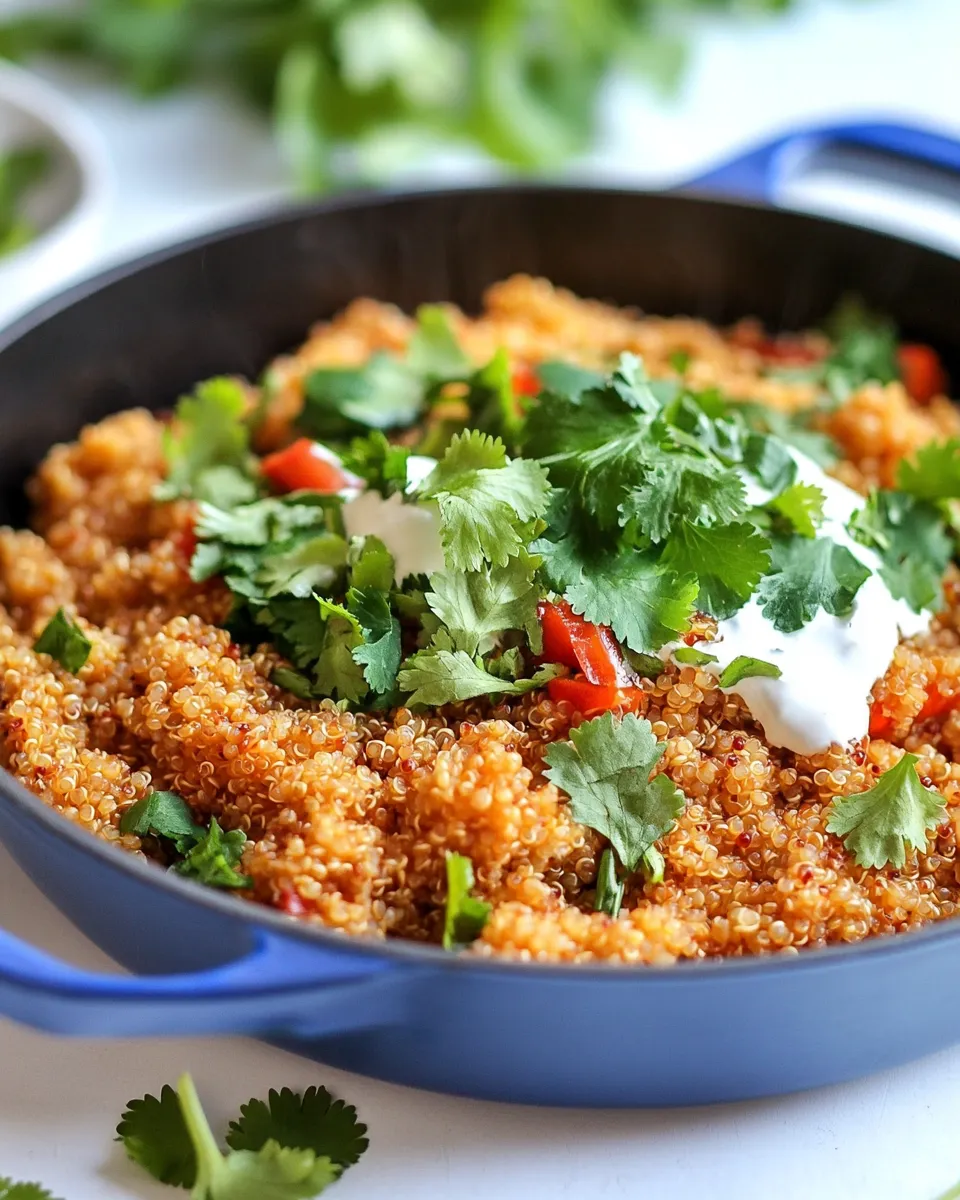 Classic Skillet Spanish Quinoa image