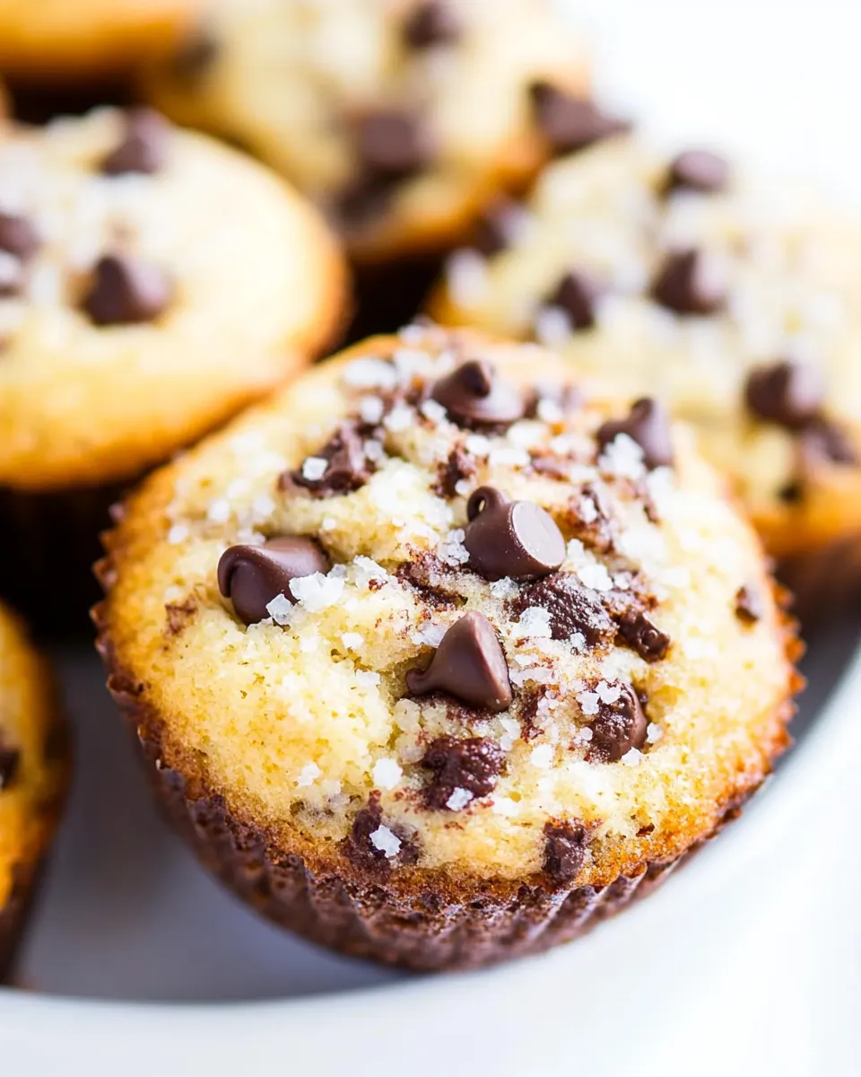 Simple Skinny Vegan Chocolate Chip Muffins shot
