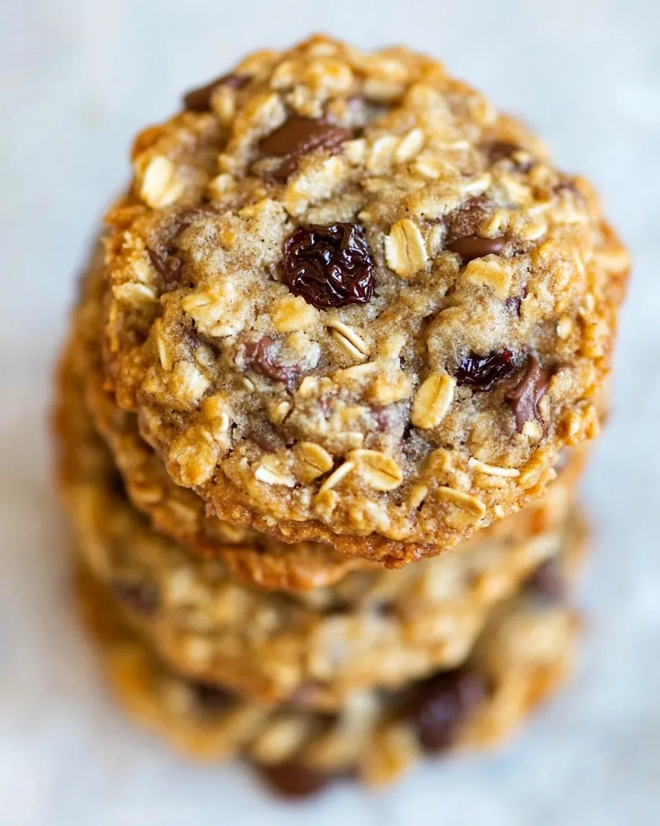 Easy Slice-and-Bake Oatmeal Raisin Chocolate Chip Cookies shot