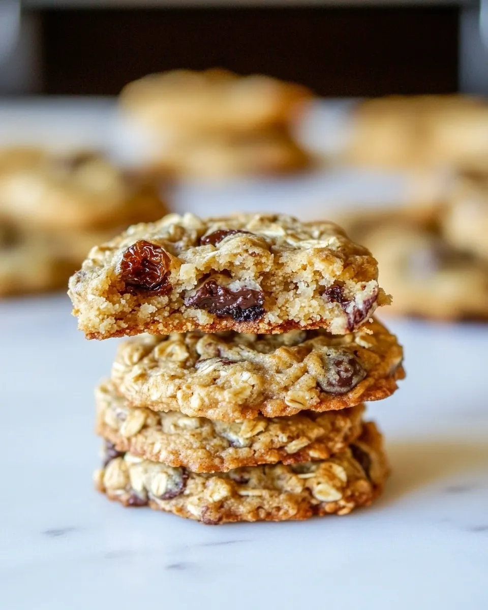 Delicious Slice-and-Bake Oatmeal Raisin Chocolate Chip Cookies recipe image