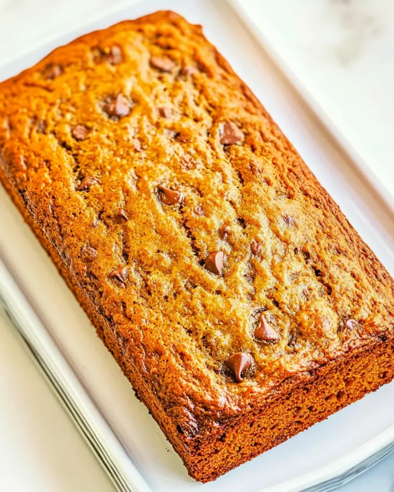 Homemade Slow Cooker Chocolate Chip Banana Bread photo