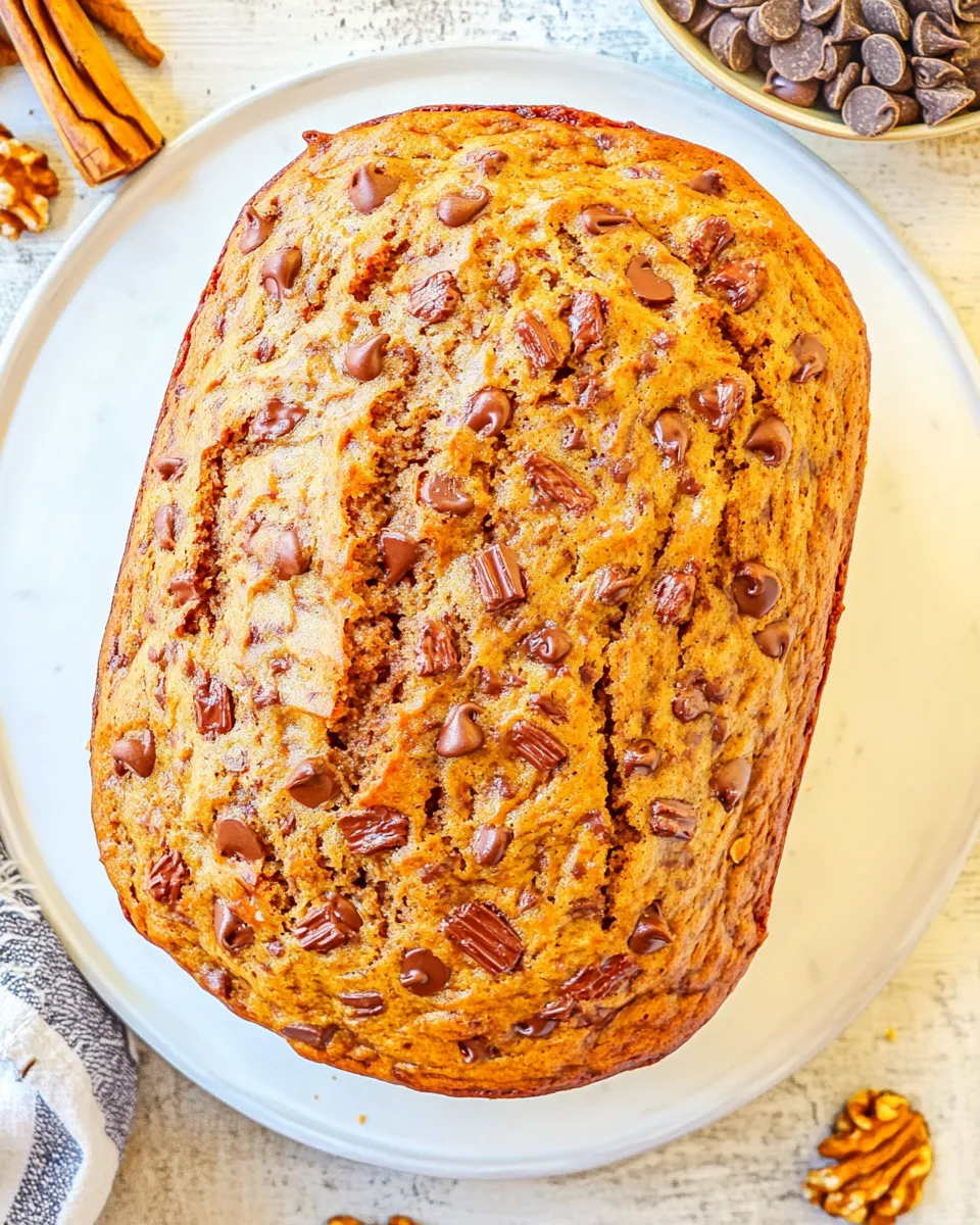 Delicious Slow Cooker Chocolate Chip Banana Bread image