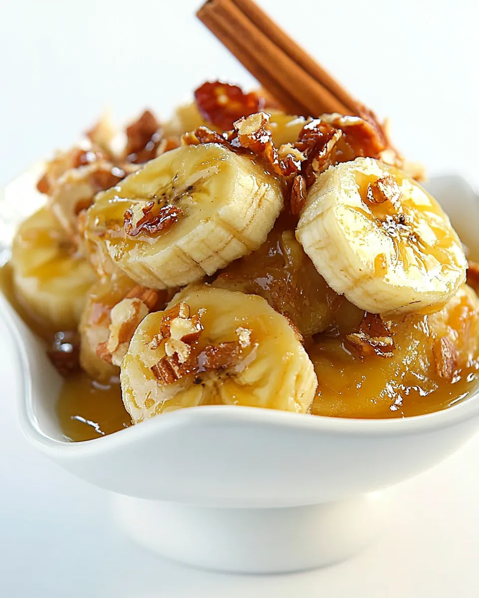 Homemade Slow Cooker Honey Bananas recipe photo