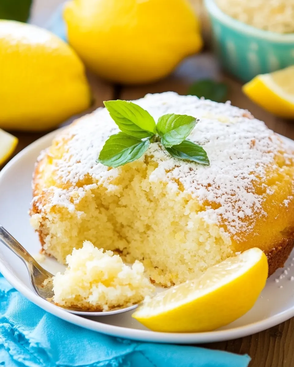 Classic Slow Cooker Lemon Cake image
