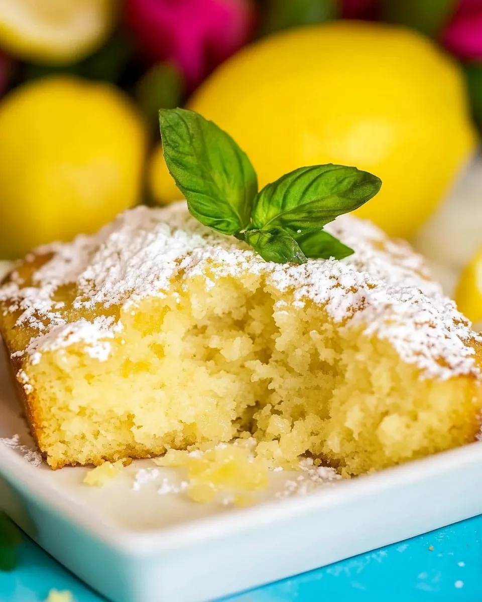 Easy Slow Cooker Lemon Cake recipe photo