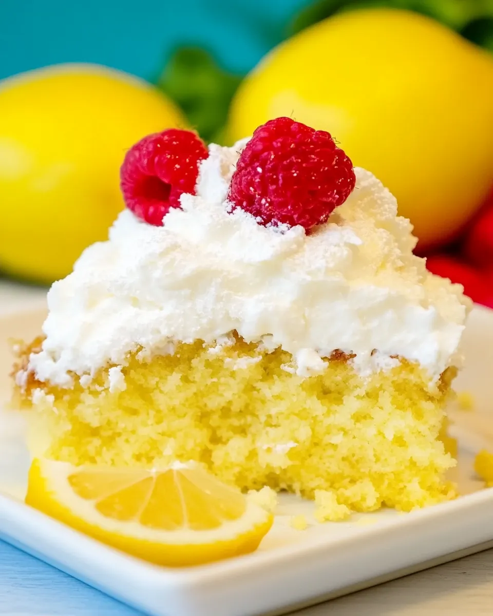 Delicious Slow Cooker Lemon Cake shot