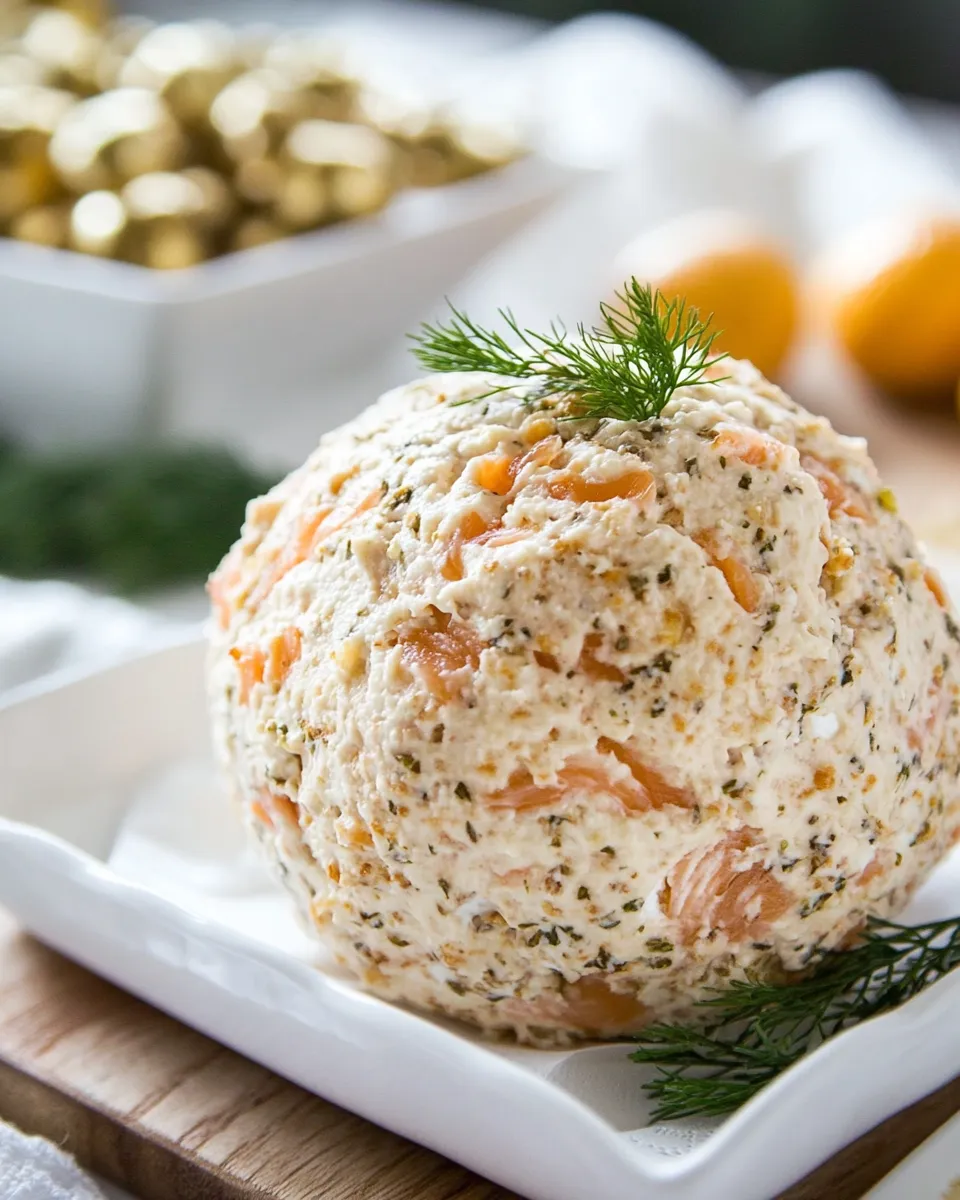 Easy Smoked Salmon Cream Cheese Ball photo
