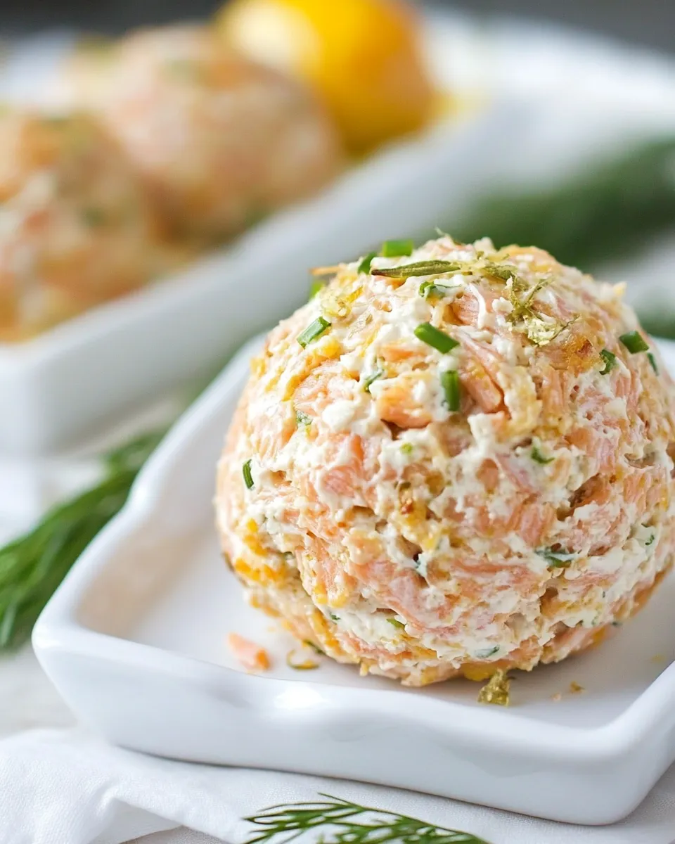 Best Smoked Salmon Cream Cheese Ball shot