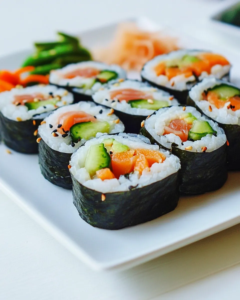 Easy Smoked Salmon Kimbap recipe photo