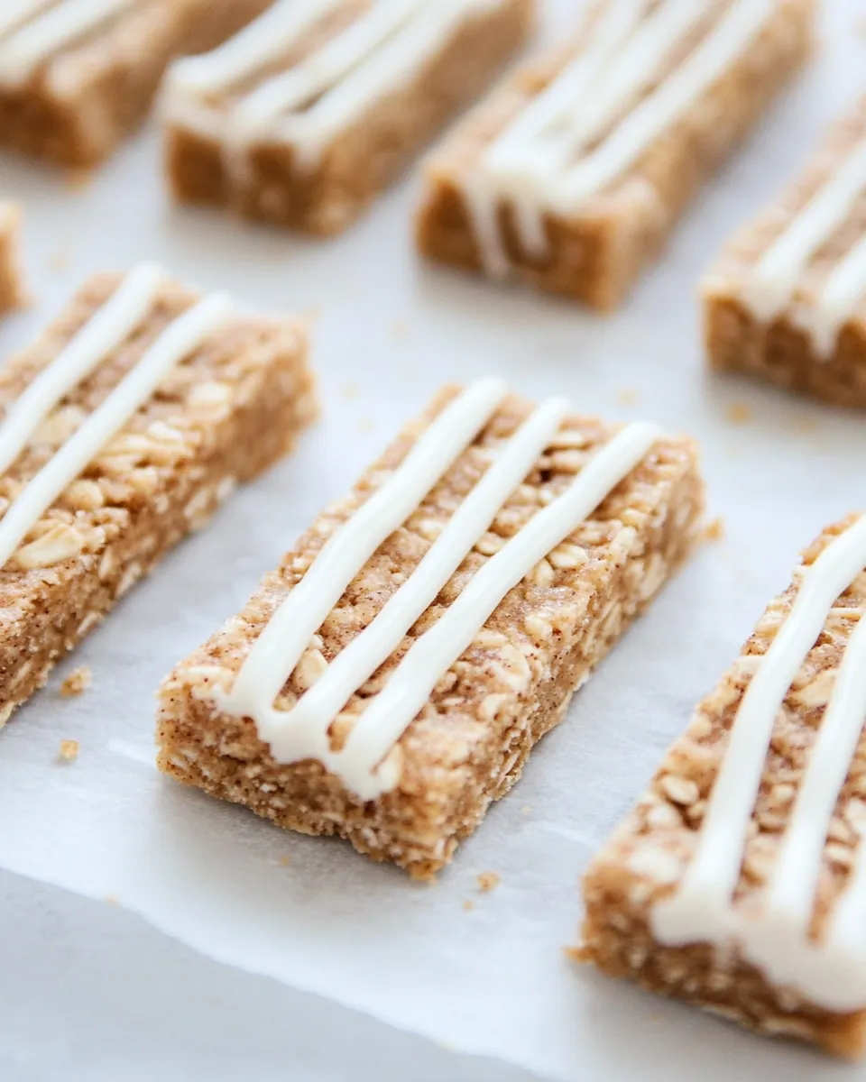 Homemade Snickerdoodle Cookie Granola Bars photo