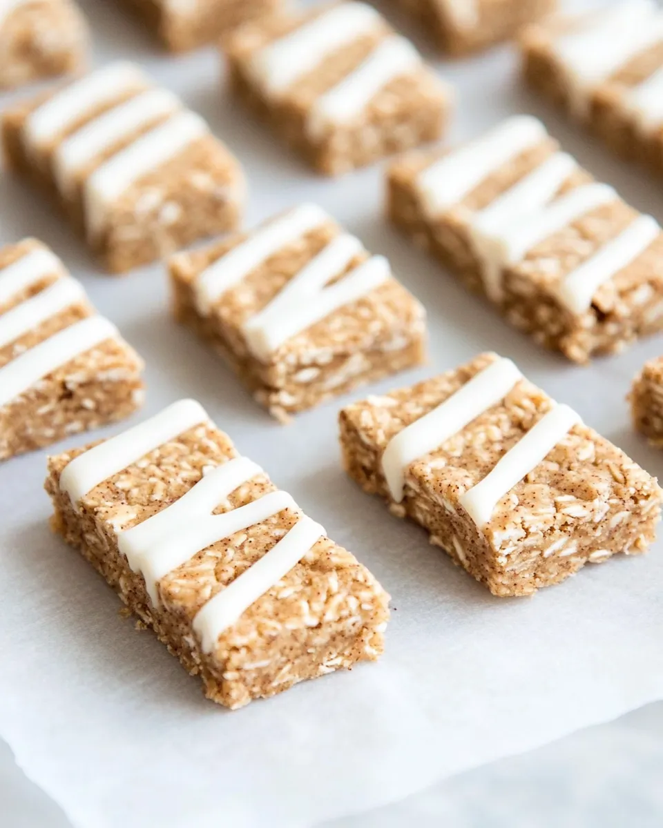 Delicious Snickerdoodle Cookie Granola Bars image