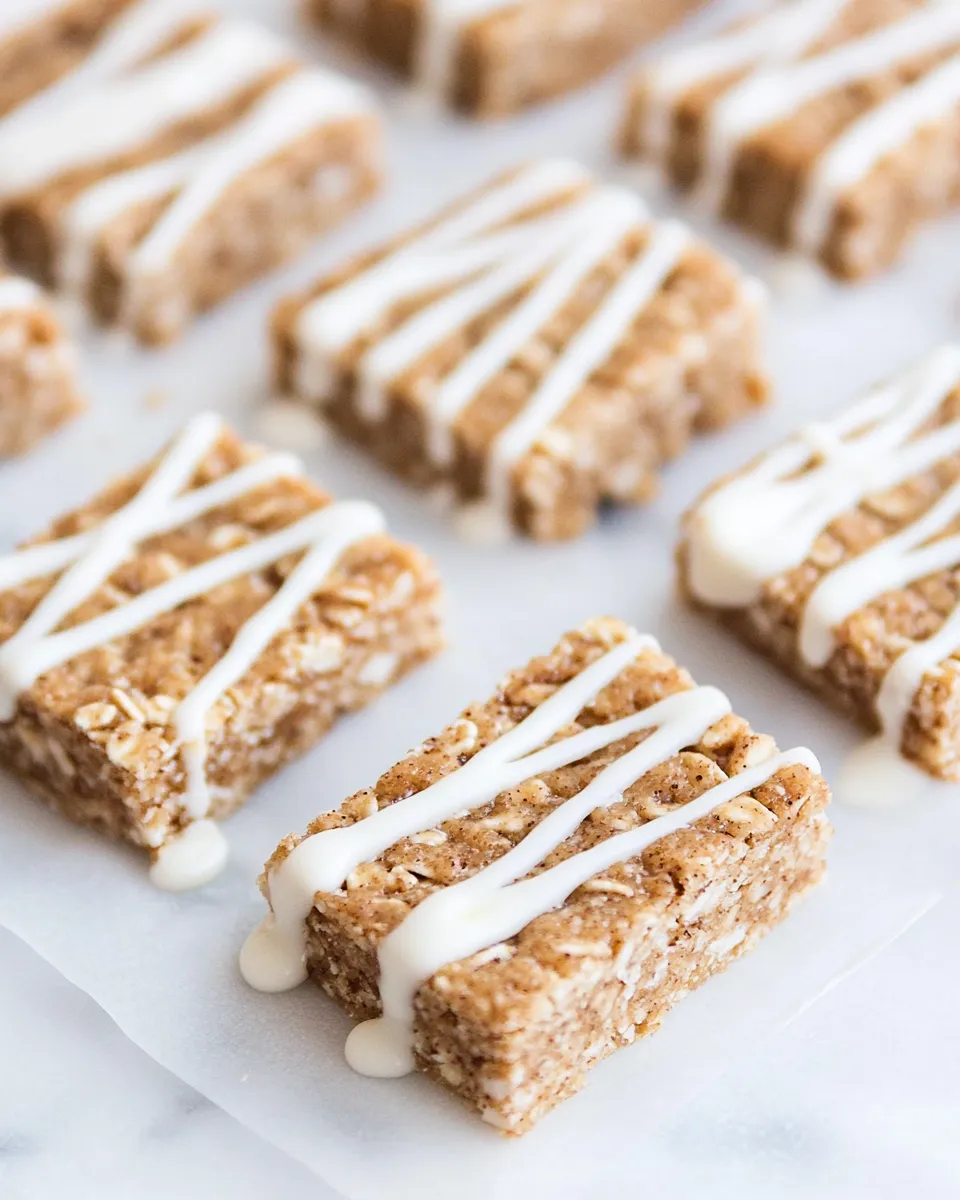 Tasty Snickerdoodle Cookie Granola Bars recipe photo