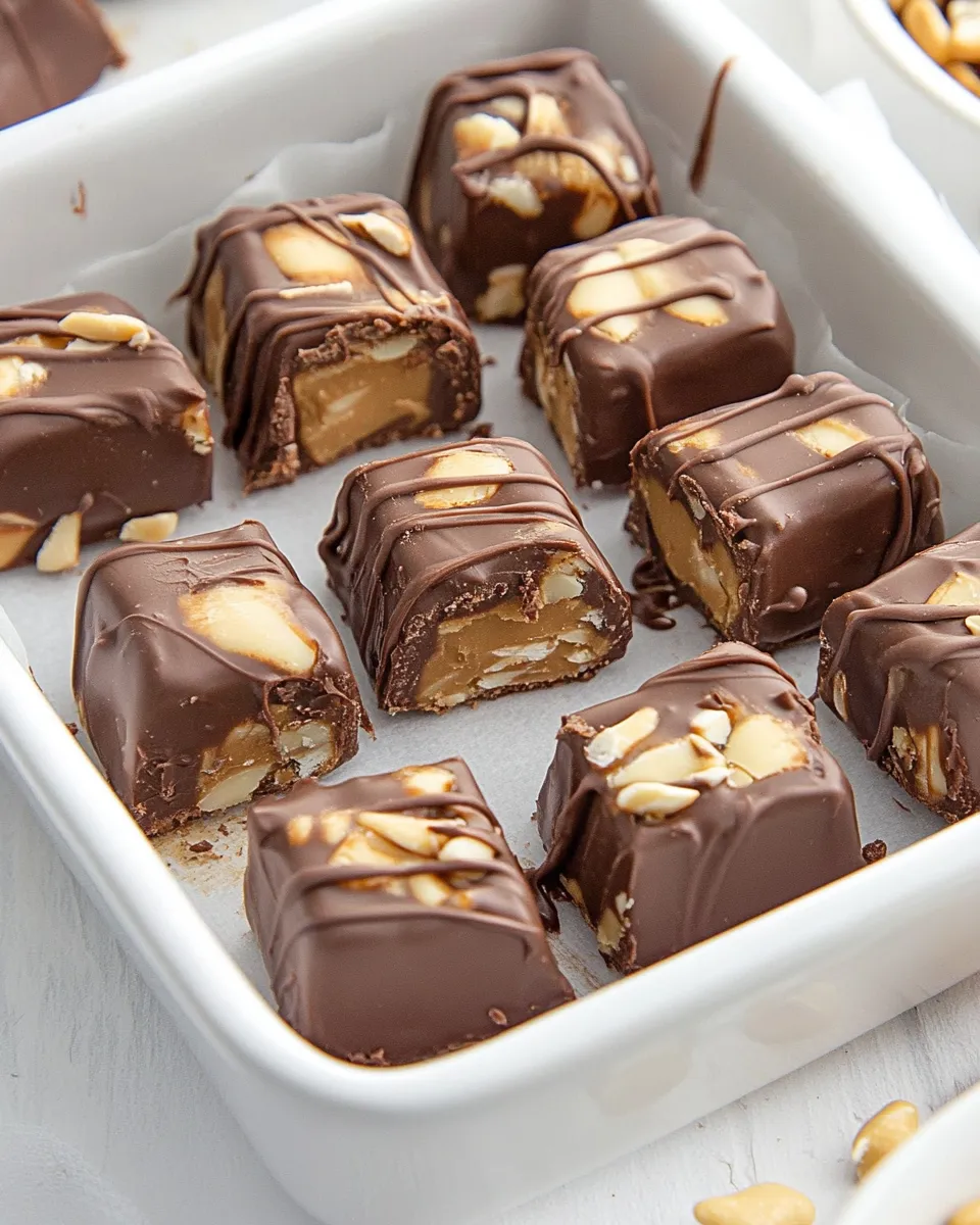 Easy Snickers Bites recipe photo