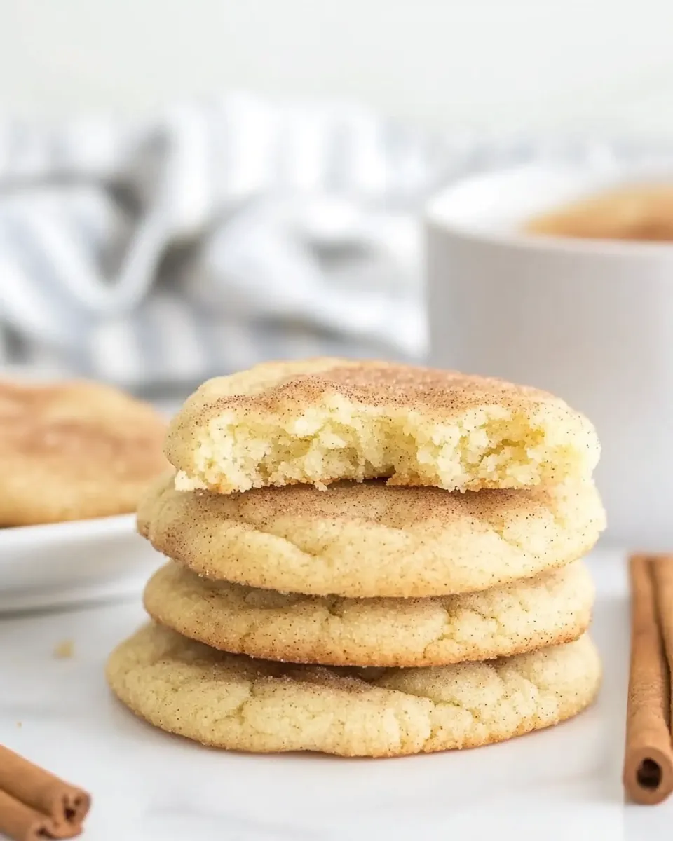 Easy Soft and Chewy Snickerdoodle Cookie Recipe shot