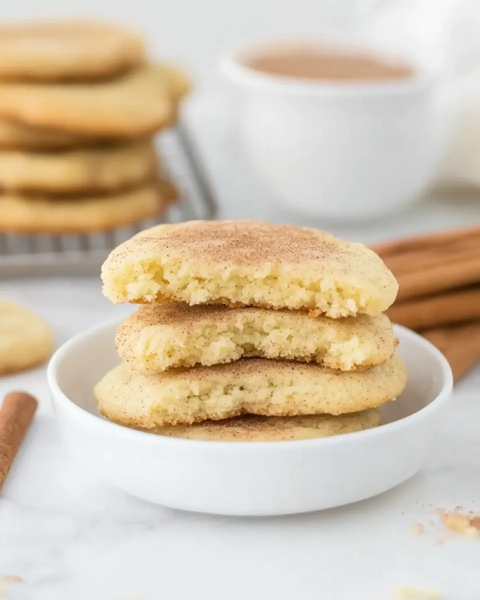 Delicious Soft and Chewy Snickerdoodle Cookie Recipe dish photo