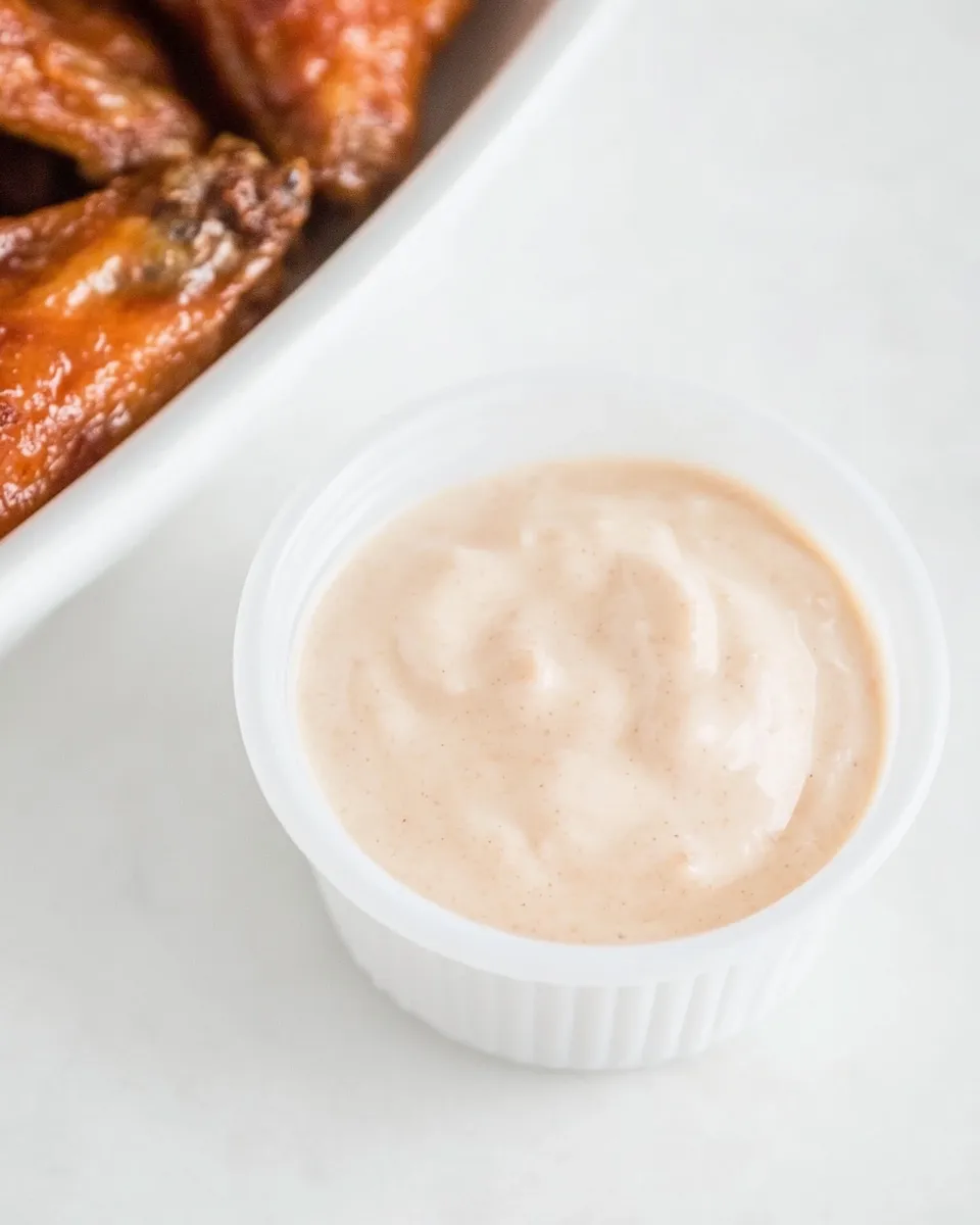 Homemade Sour Cream Dipping Sauce for Chicken Wings recipe image