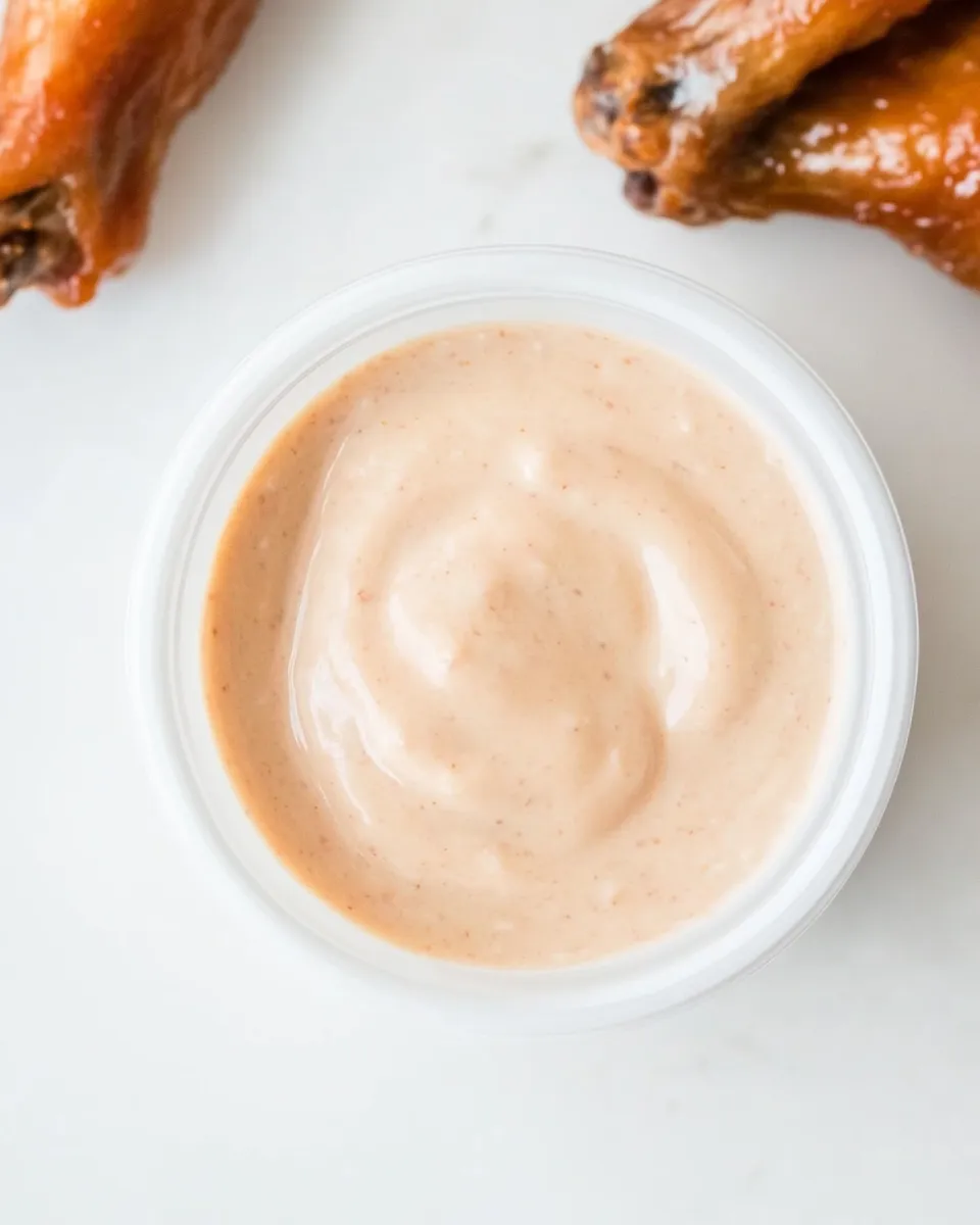 Classic Sour Cream Dipping Sauce for Chicken Wings dish photo