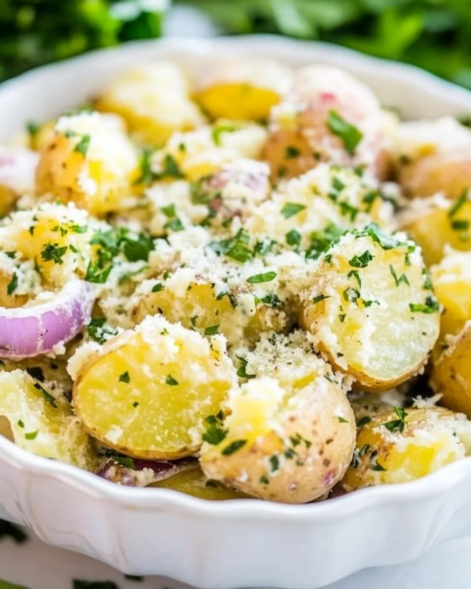 Delicious Sour Cream New Potatoes image