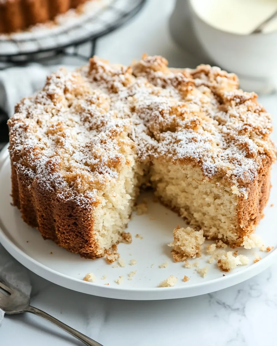 Easy Sourdough Coffee Cake recipe photo