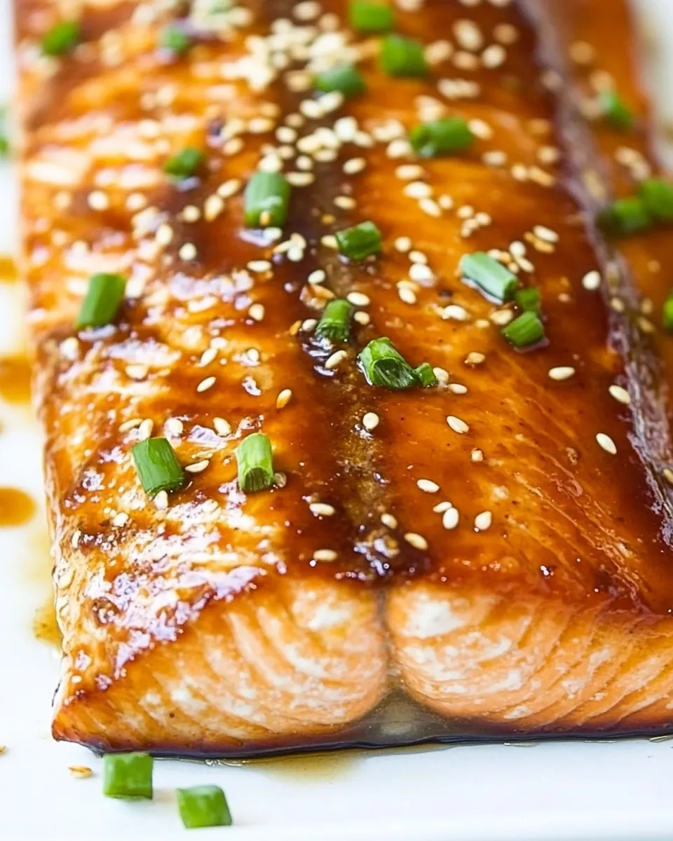Savory Soy Glazed Salmon shot