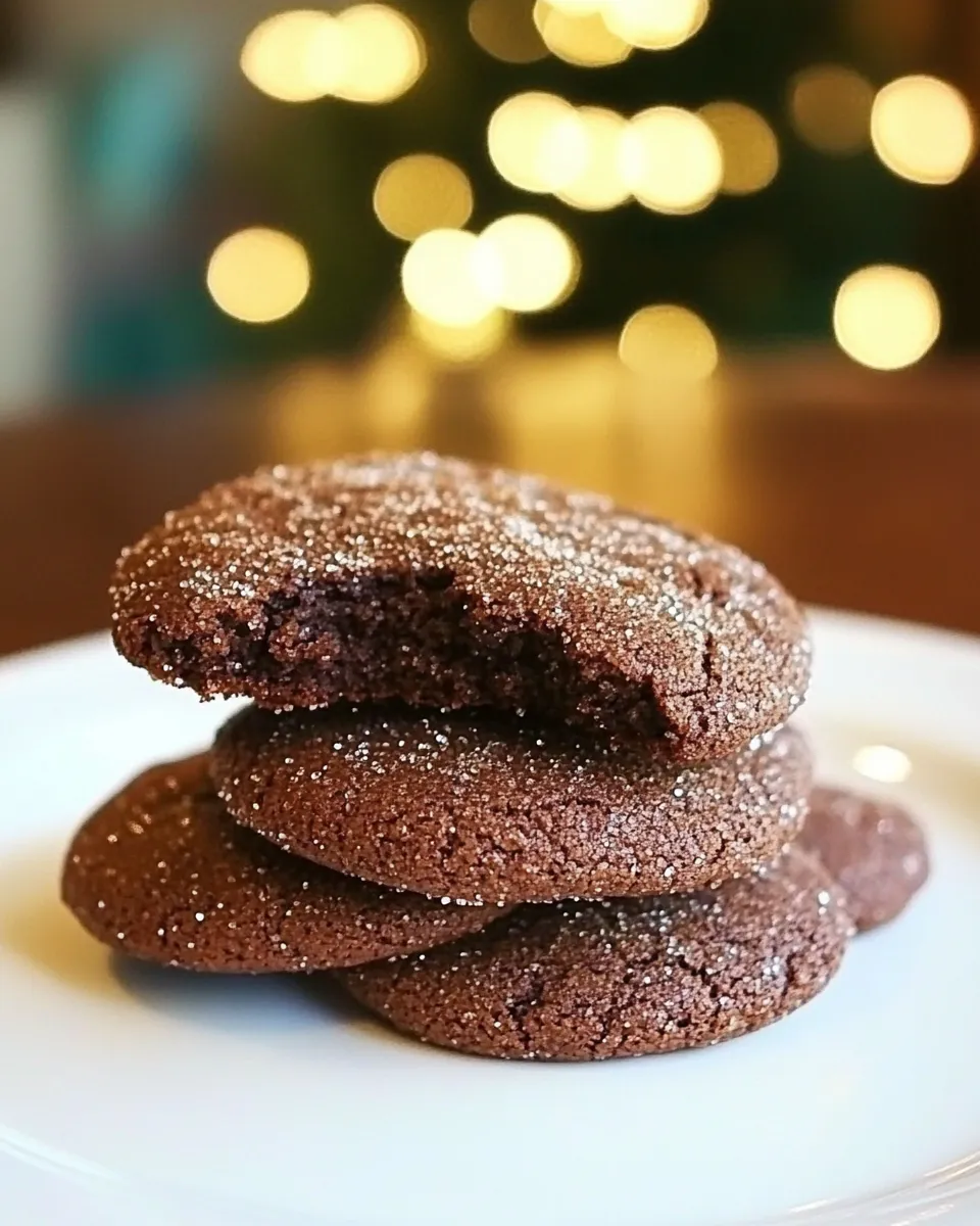 Easy Sparkly Chocolate Snickerdoodles shot