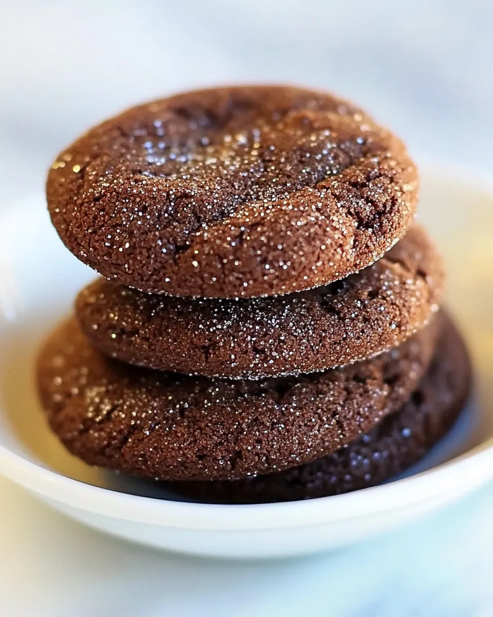 Delicious Sparkly Chocolate Snickerdoodles picture