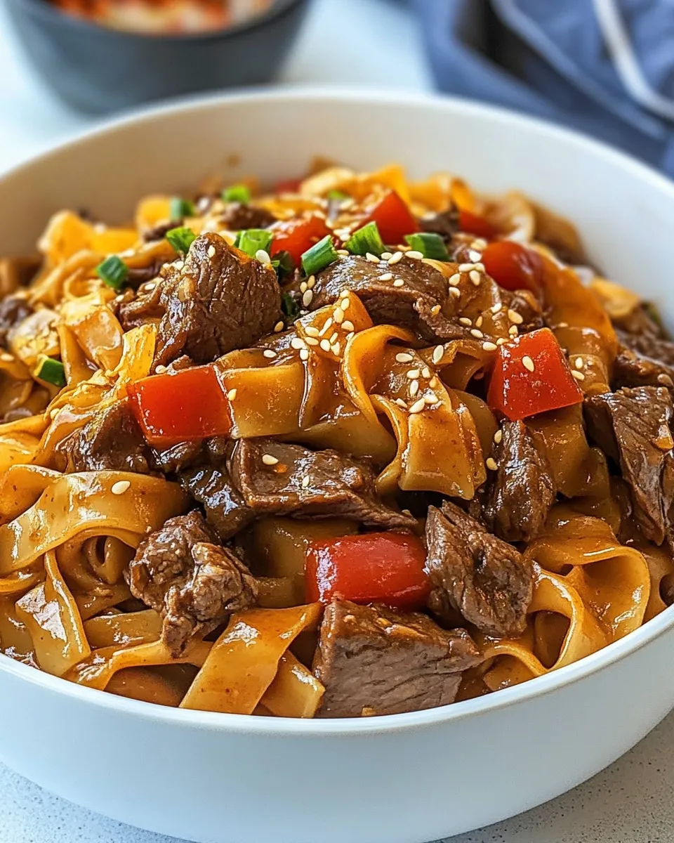 Classic Spicy Beef Noodles image