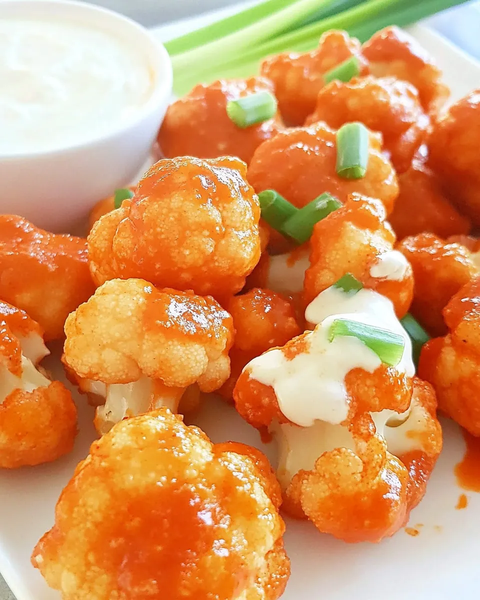 Homemade Spicy Buffalo Cauliflower Bites photo