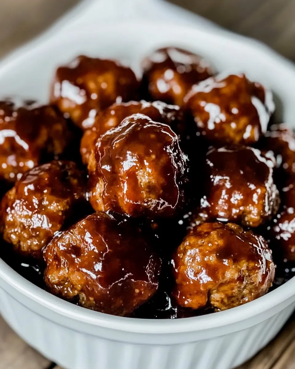 Homemade Spicy Grape Meatballs photo