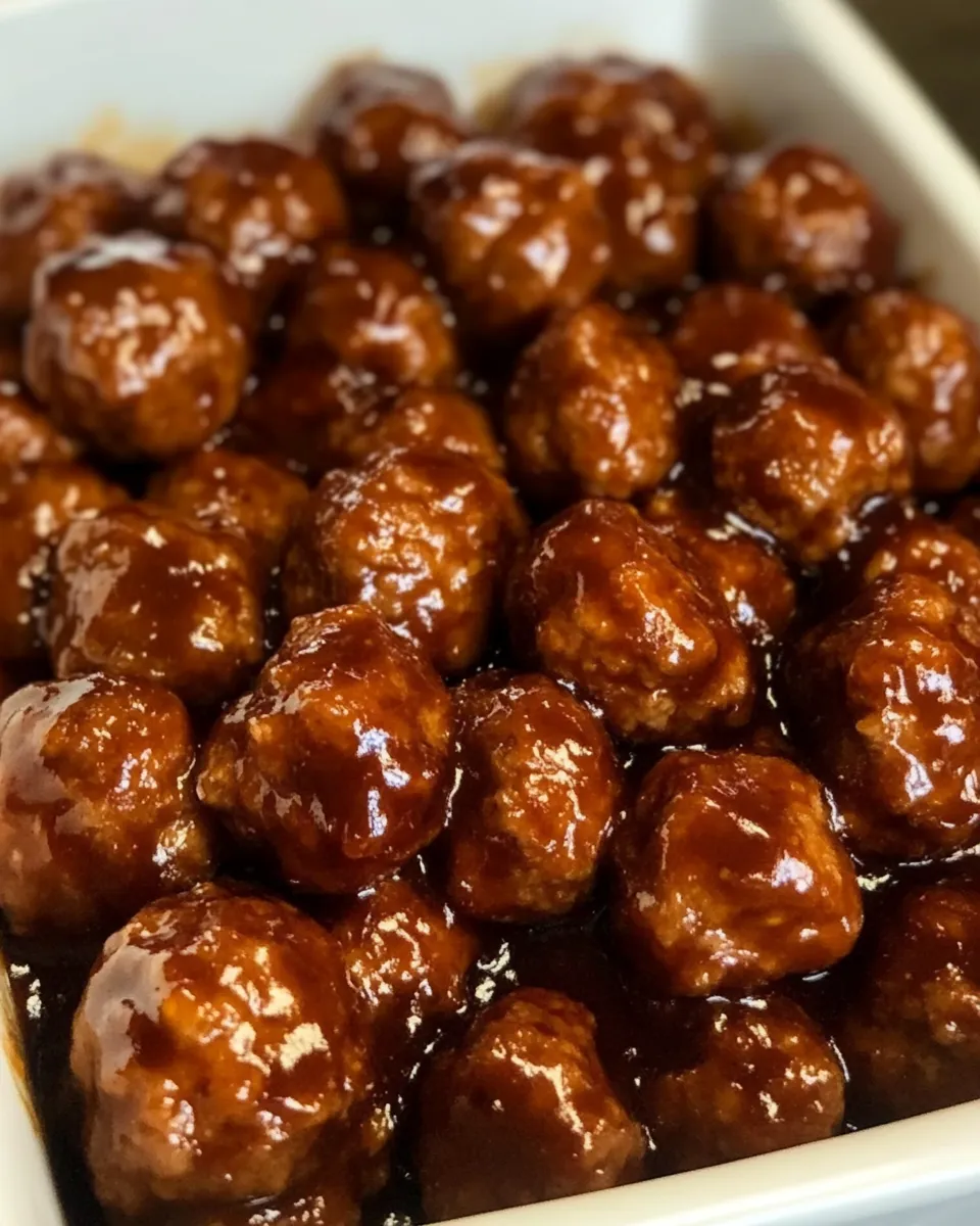 Easy Spicy Grape Meatballs recipe photo
