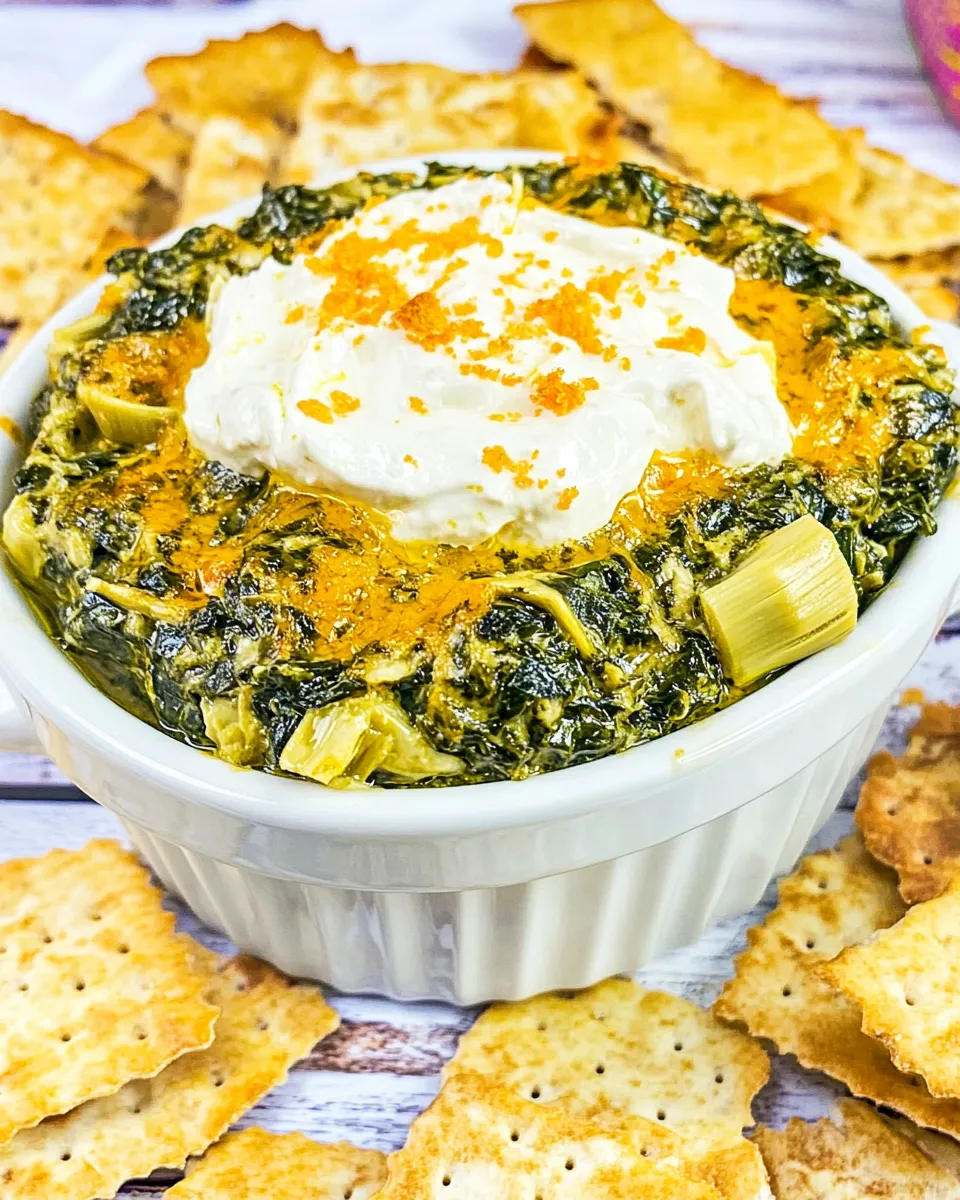 Homemade Spinach & Artichoke Hissy Fit Dip photo