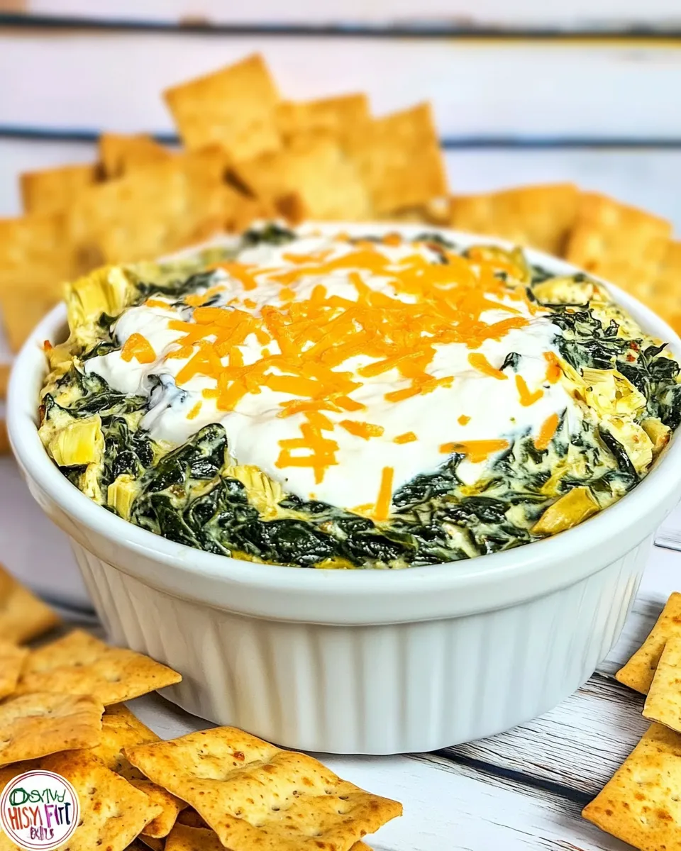 Easy Spinach & Artichoke Hissy Fit Dip recipe photo