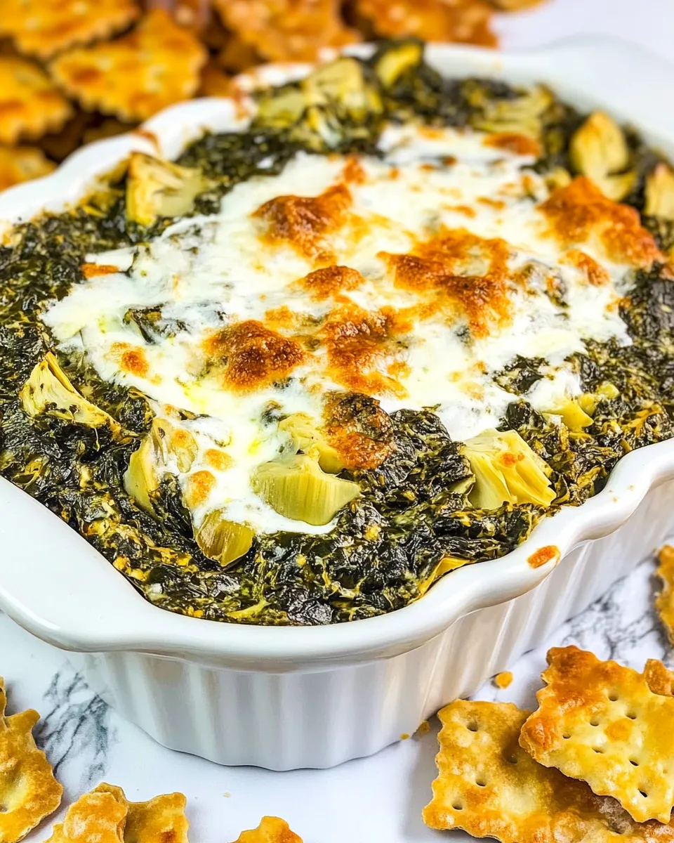 Delicious Spinach & Artichoke Hissy Fit Dip shot