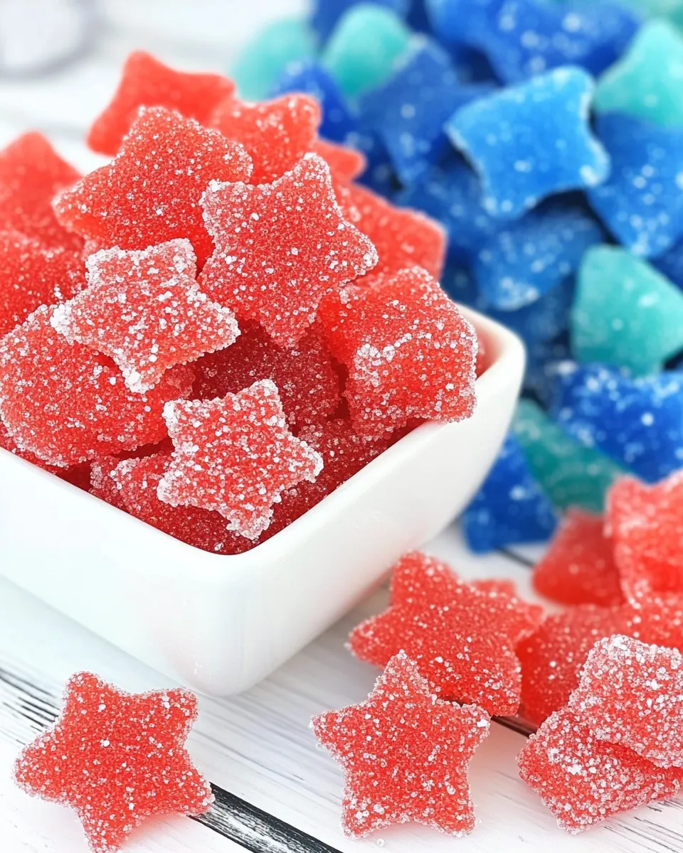 Delicious Star Spangled Gumdrops shot