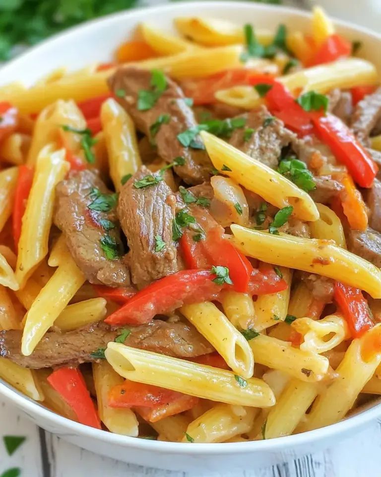 Homemade Steak Fajita Pasta photo