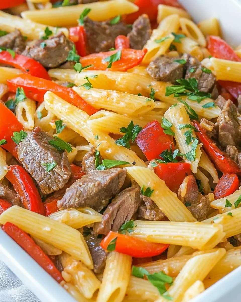 Classic Steak Fajita Pasta image