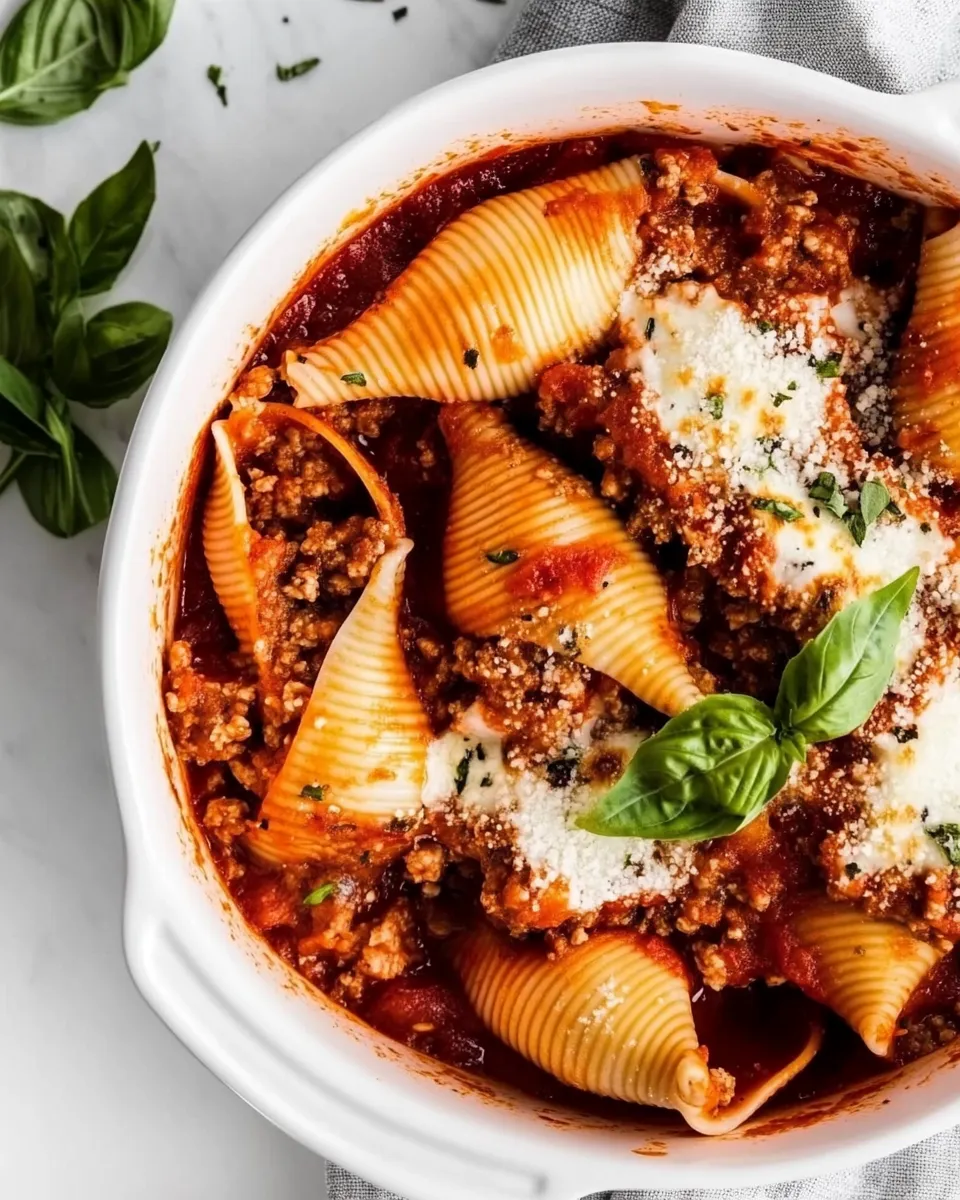 Easy Stuffed Shells with Meat recipe photo