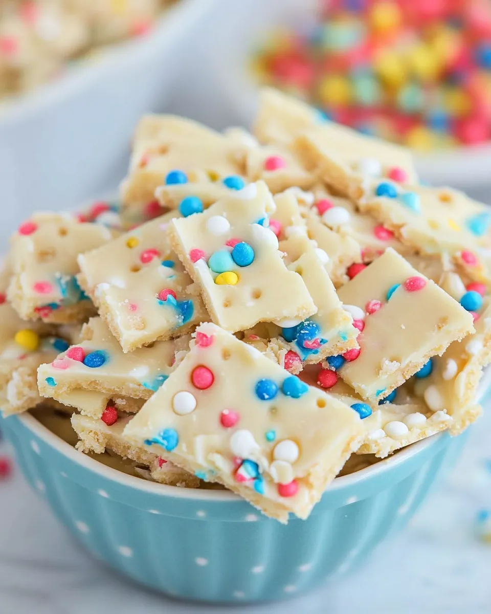 Easy Sugar Cookie Bark recipe photo