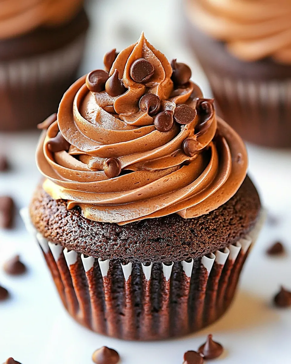 Homemade Super Decadent Chocolate Cupcakes image