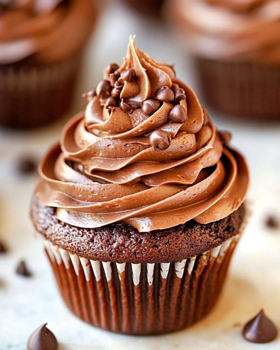 Classic Super Decadent Chocolate Cupcakes recipe photo