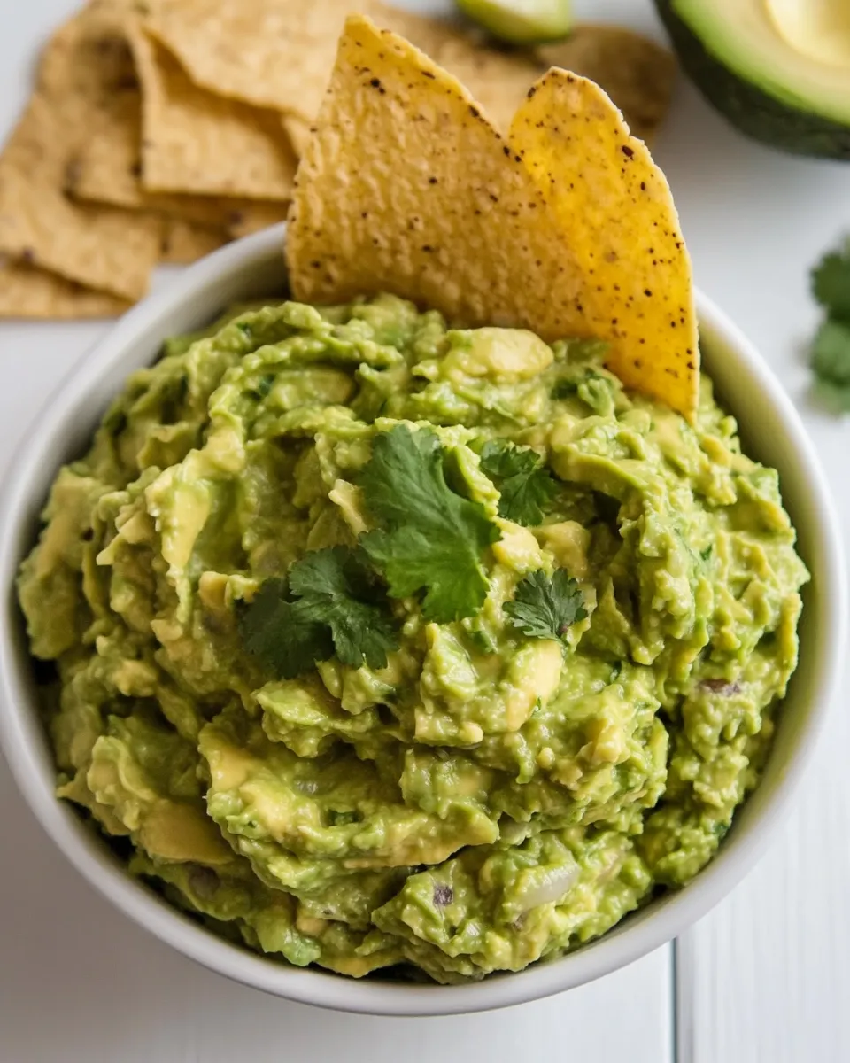 Classic Super Easy 4 Ingredient Guacamole image