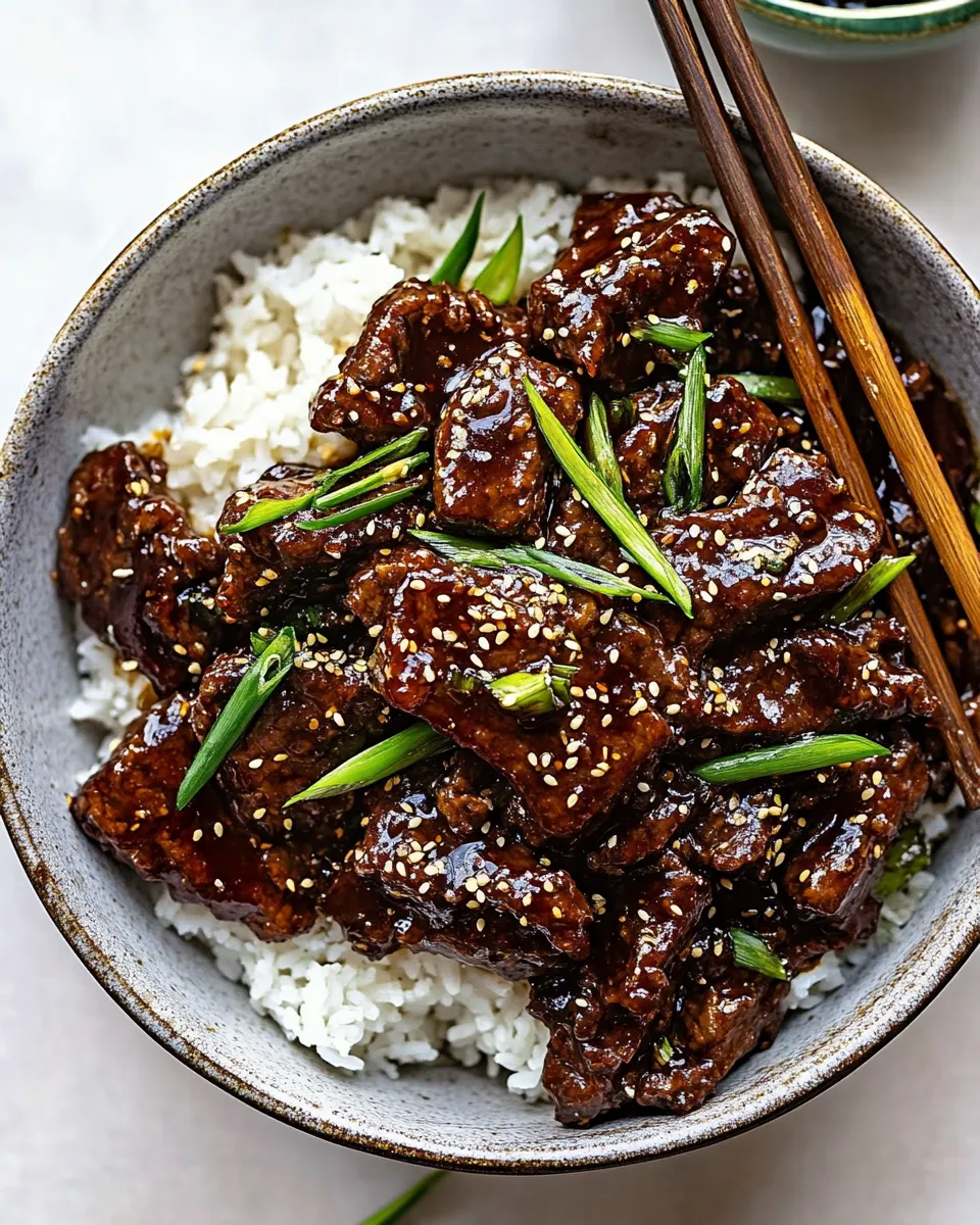 Classic Super Easy Mongolian Beef (P.F. Changs Copycat) image