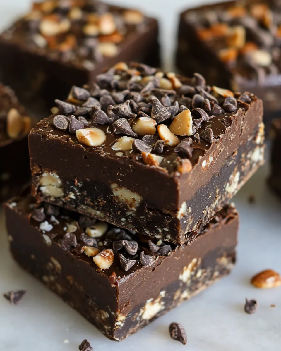 Easy Superfood Chocolate Fudge Bars recipe photo