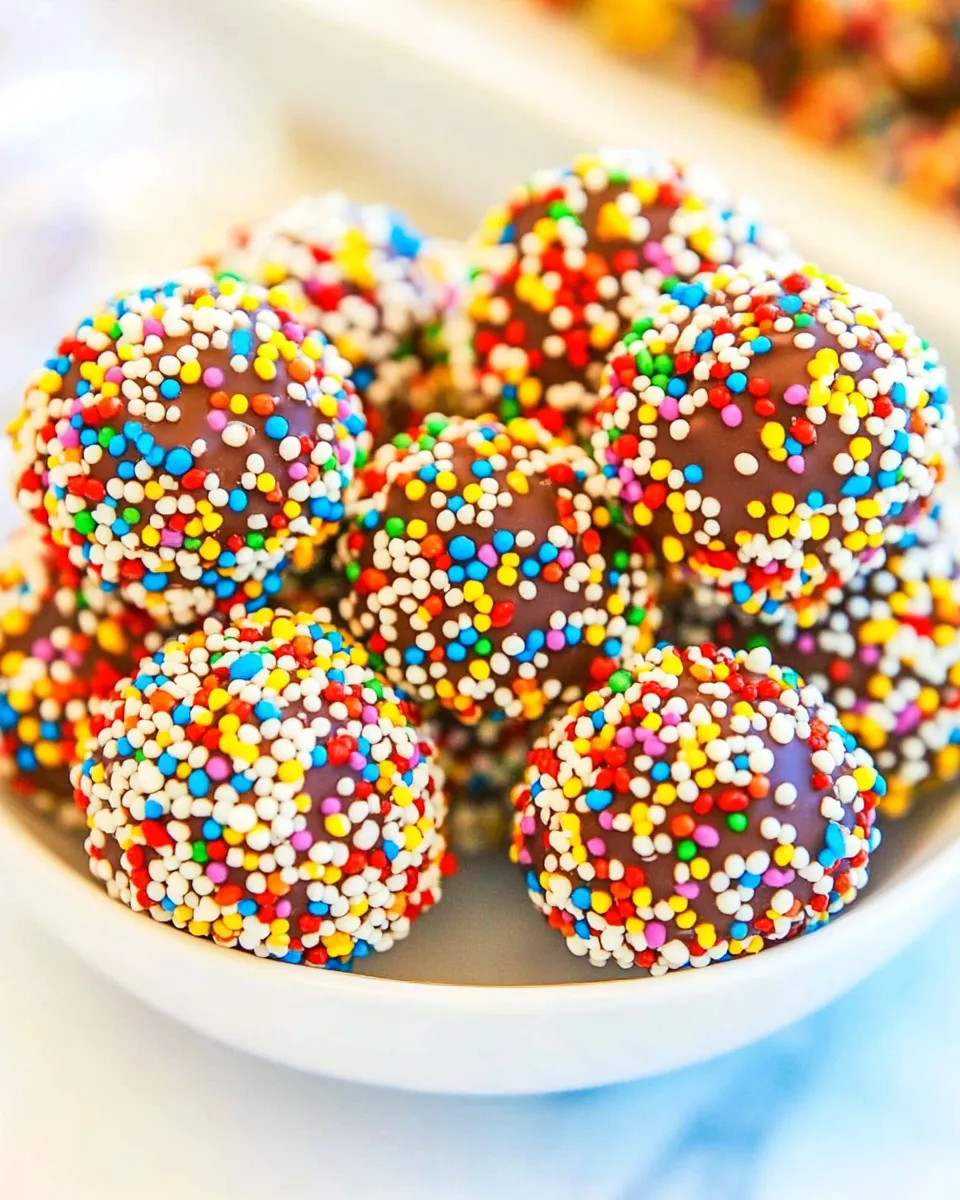 Delicious Swedish Chocolate Balls shot